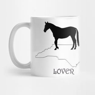 North Carolina Horse Lover Gift Mug